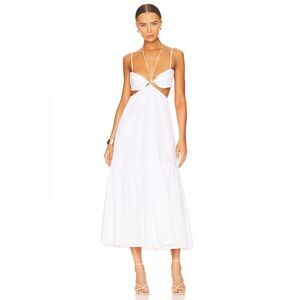 Bardot White Midi Dress